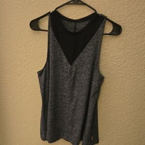 Lululemon Athletica Black and Gray Tank Top